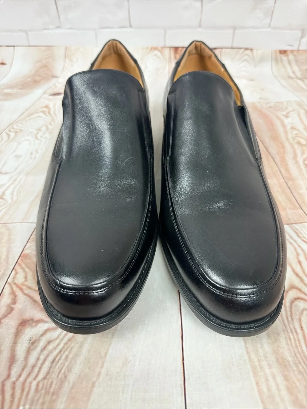 Florsheim Black Leather Slip-On Dress for the Loafers